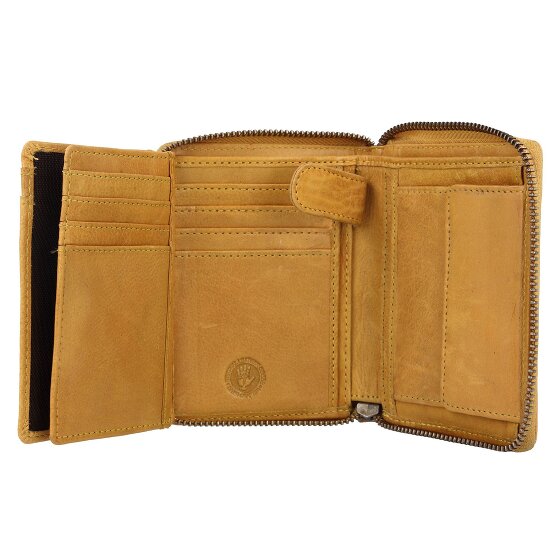 Greenburry Vintage Washed wallet leather 10 cm