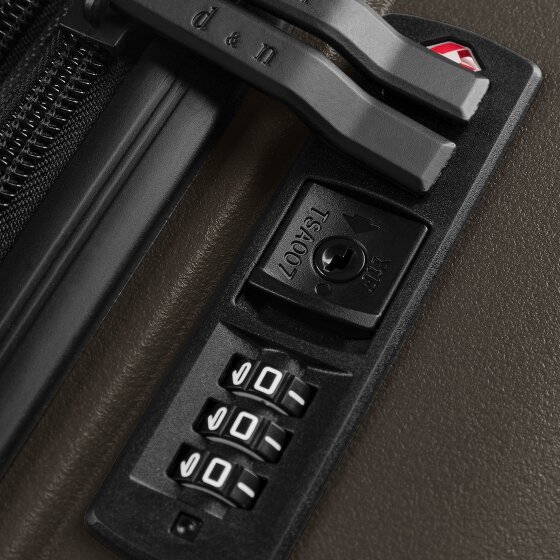 d&n Toronto 4 wheels Suitcase set 3-piece with expansion pleat