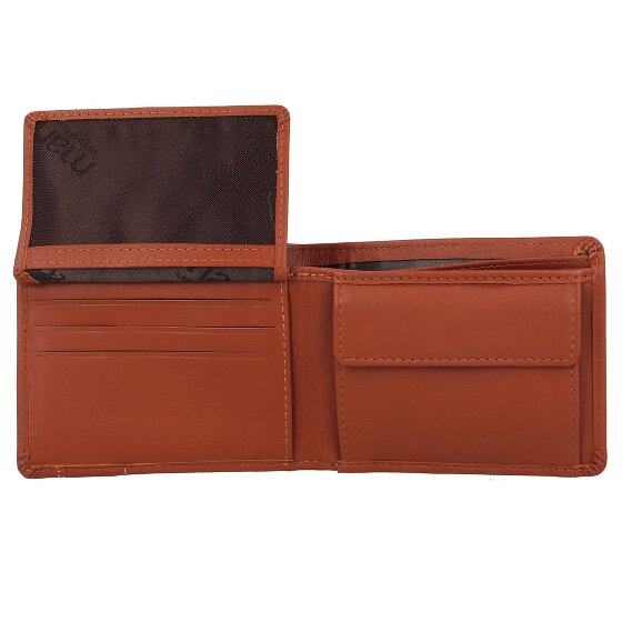 mano Don Leonardo wallet RFID leather 10 cm