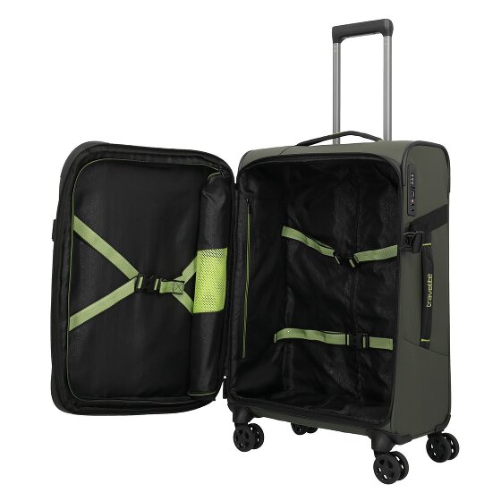 Travelite Briize 4 wheels Suitcase set 3-piece with expansion pleat