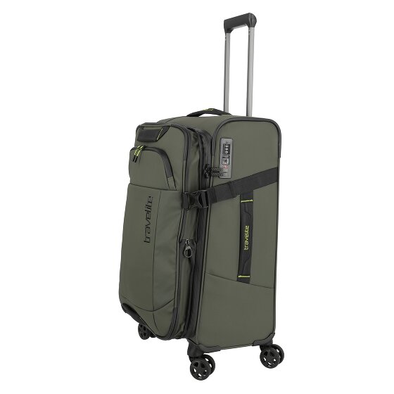 Travelite Briize 4 wheels Suitcase set 3-piece with expansion pleat