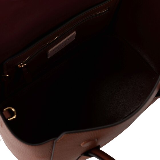 Coccinelle Double Beat Shoulder Bag Genuine Leather 31 cm