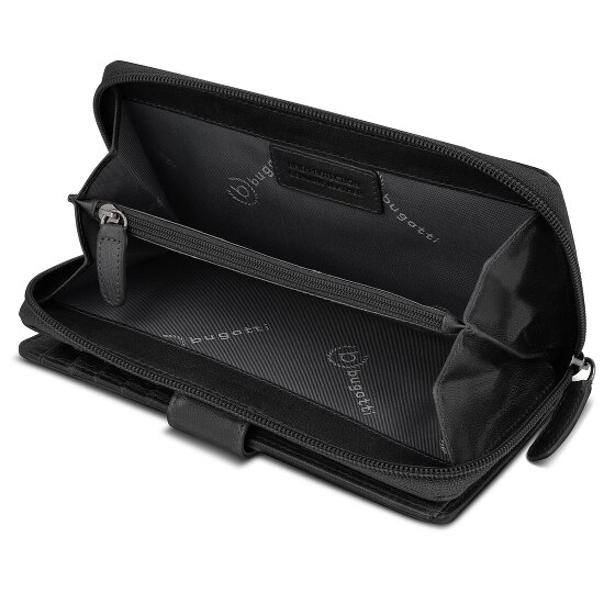 Bugatti Valencia Wallet RFID protection Leather 10 cm