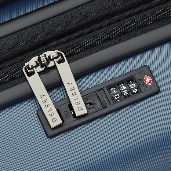 Delsey Paris Air Armour 4 wheels Suitcase set 3-piece Expandable