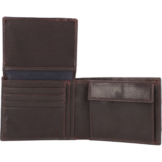 Bugatti Woven wallet leather 13 cm