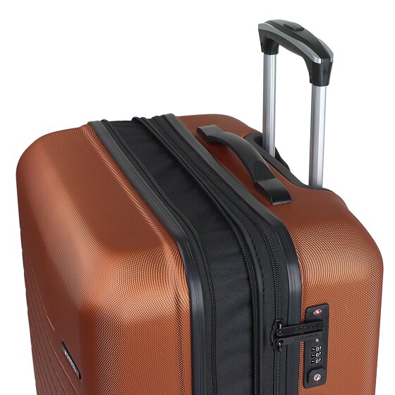 Gabol Escape 4 wheels Suitcase set 3-piece with expansion pleat