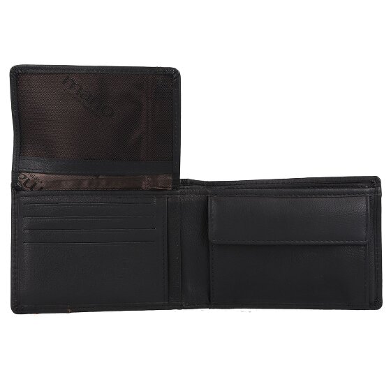 mano Don Leonardo wallet RFID leather 12 cm