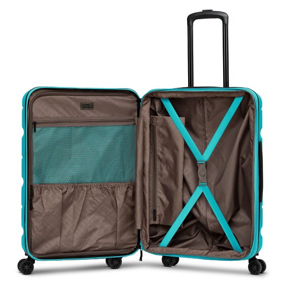 Franky Munich 4.0 4-wheel suitcase set 3-piece with stretch fold