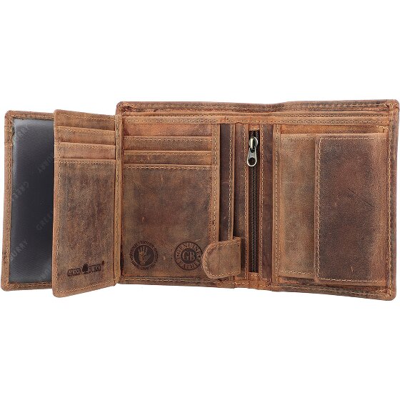 Greenburry Vintage wallet RFID leather 10 cm