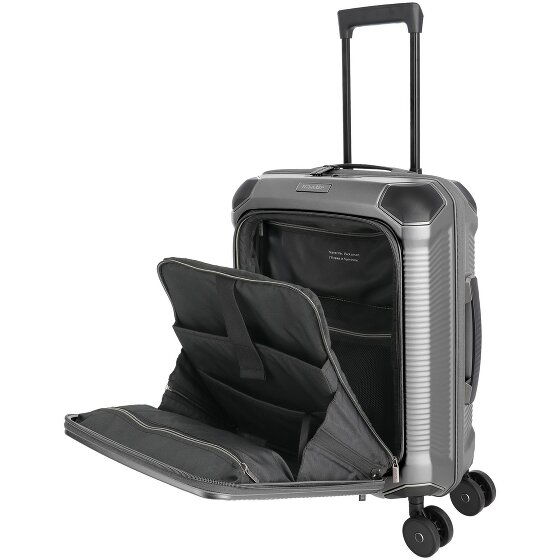 Travelite Millennium 4 wheels Cabin trolley 55 cm Laptop compartment