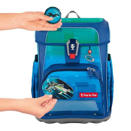 Step by Step Cloud Ocean School bag set