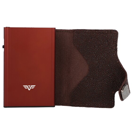 Tru Virtu Click & Slide credit card case wallet RFID leather 6.5 cm