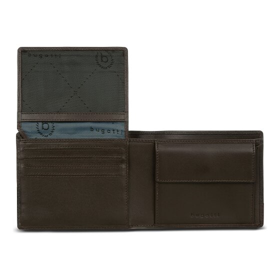 Bugatti Due Wallet RFID protection Leather 11.5 cm