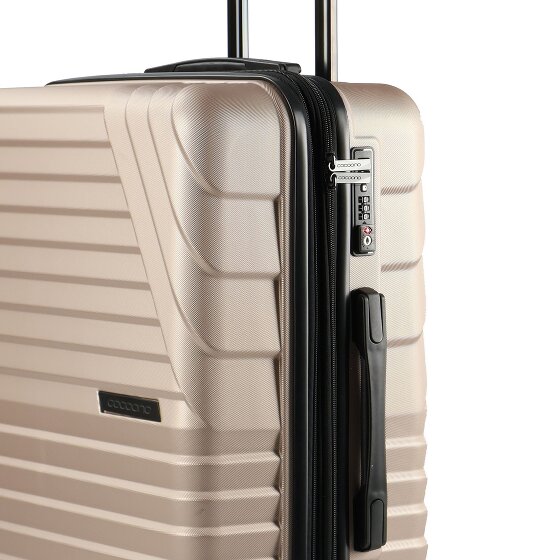 Cocoono Larnaka 4 wheels Suitcase set 3-piece with expansion pleat