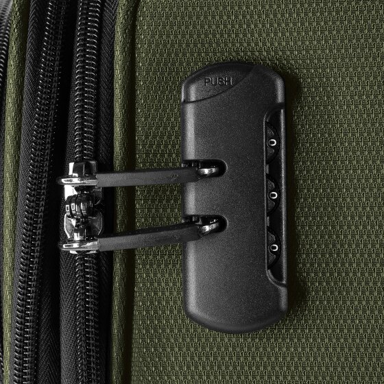 Bugatti Valencia Soft 4 wheels Trolley L 75 cm with expansion pleat