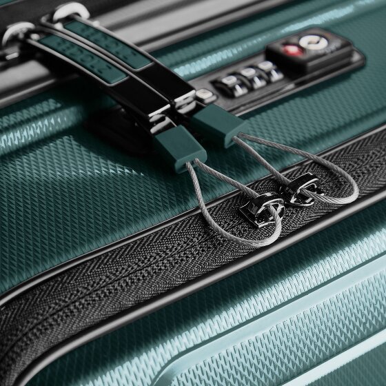 Redolz Essentials 14 4-wheel suitcase set 2 pcs. laptop compartment with expansion fold