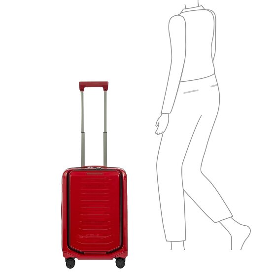 Porsche Design Roadster 4 wheels Cabin trolley S 55 cm Laptop compartment with expansion pleat