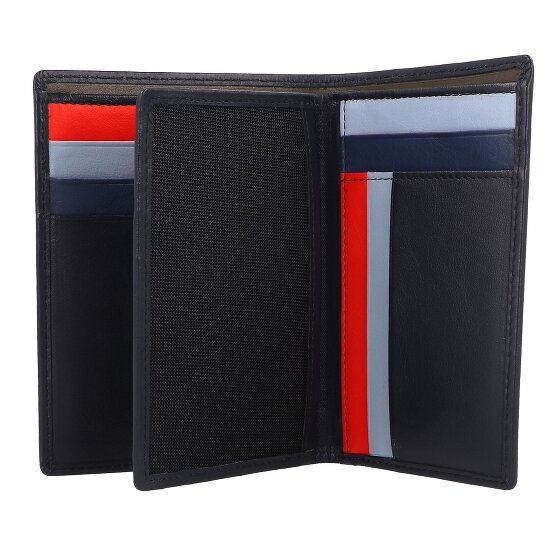 DuDu Tiberio Wallet RFID protection Genuine Leather 9.5 cm