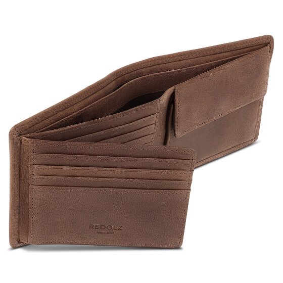 Redolz Leather Essentials QF wallet RFID leather 12 cm