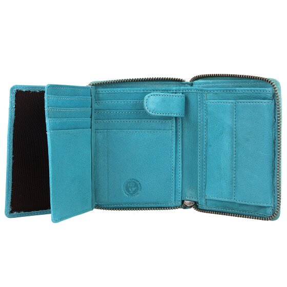 Greenburry Vintage Washed wallet leather 10 cm