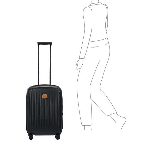 Bric's Taormina 4 wheels Trolley S 57 cm with expansion pleat