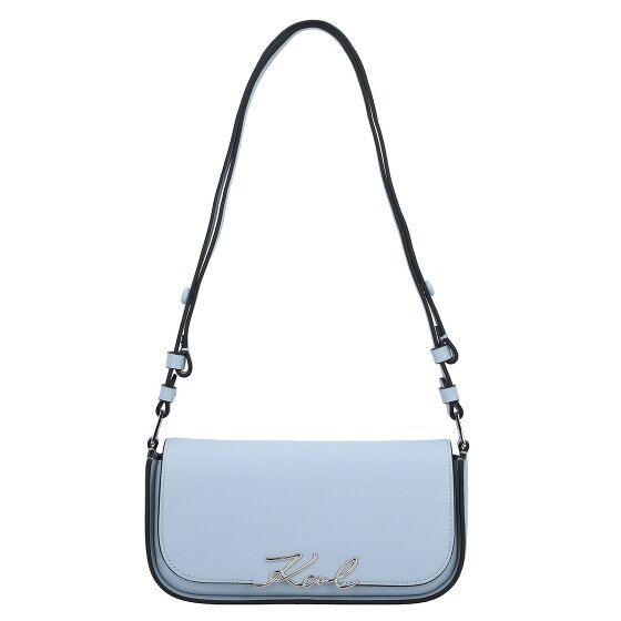 Karl Lagerfeld Signature Shoulder Bag Leather 24 cm