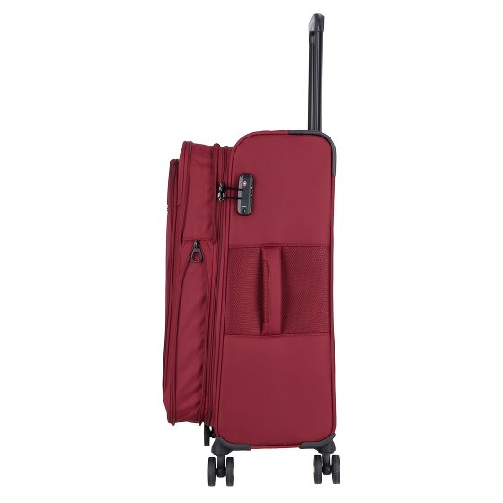 d&n Travel Line 9704 4 wheels Trolley M 68 cm with expansion pleat