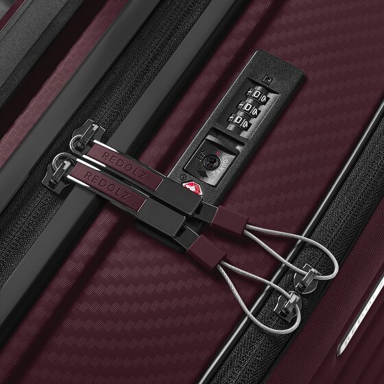 Redolz Essentials 17 4-wheel cabin trolley 55 cm soft-pocket laptop compartment