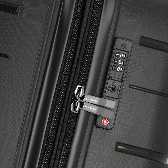 Polestream Strz by Asteroid 4 wheels Trolley L 74 cm with expansion pleat