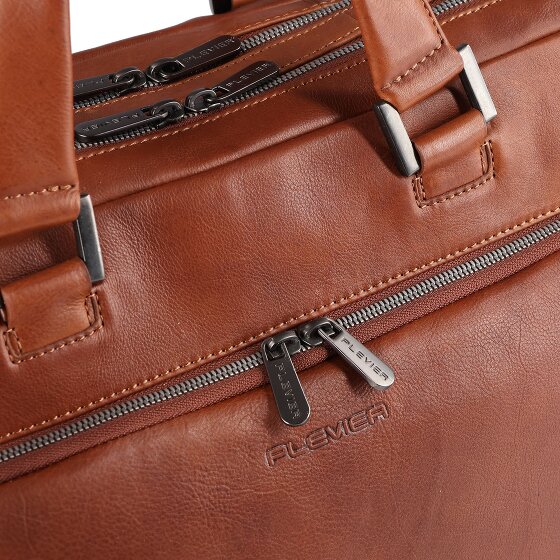 Plevier Vintage Larry Briefcase Leather 40 cm Laptop compartment