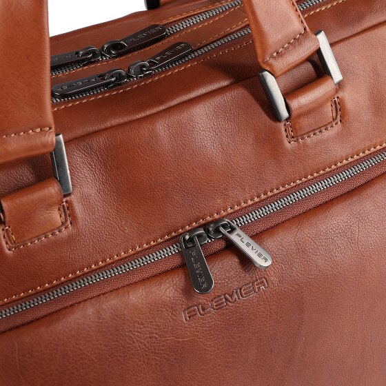 Plevier Vintage Larry Briefcase Leather 40 cm Laptop compartment