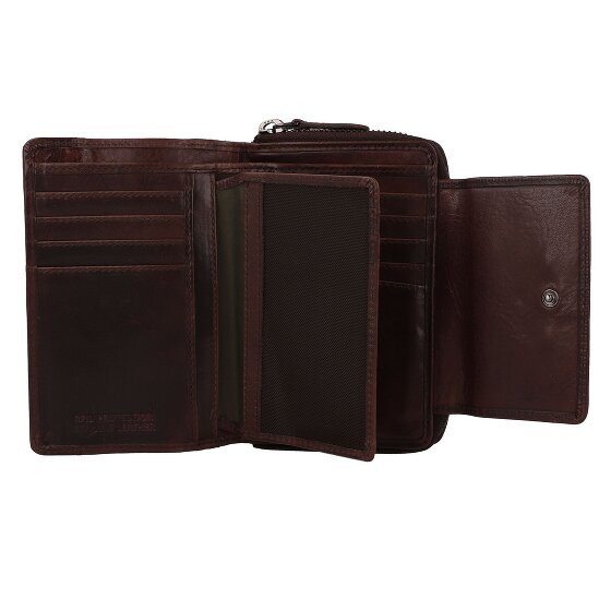 Greenburry Newport Wallet RFID protection Leather 14 cm