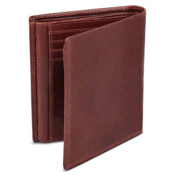 Bugatti Valencia Wallet RFID protection Leather 10 cm