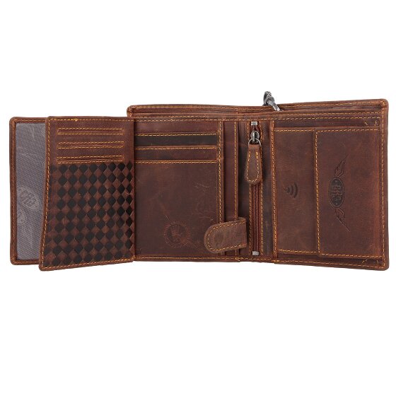 Greenburry Racing Collection Memphis wallet RFID leather 10 cm