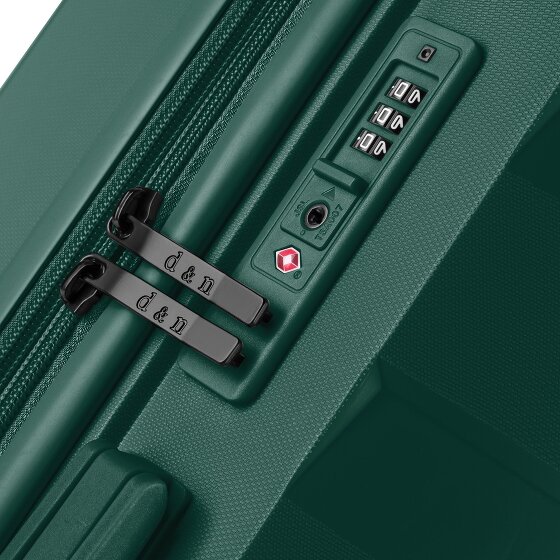 d&n South Dakota 4 wheels Cabin trolley S 55 cm with expansion pleat d&n South Dakota 4 wheels Cabin trolley S 55 cm with expansion pleat