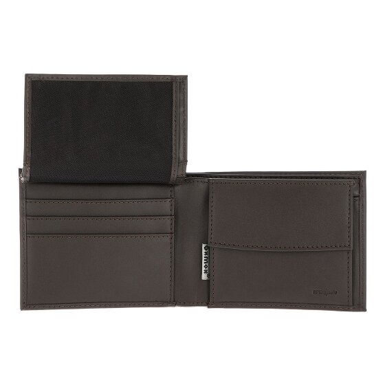 oxmox Leather Wallet RFID protection Genuine Leather 12 cm