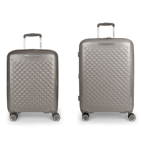 Gabol Queens 4 wheels Suitcase set 2-piece with expansion pleat