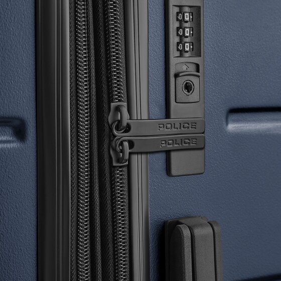 Police Dublin 4 wheels Suitcase set 3-piece Expandable