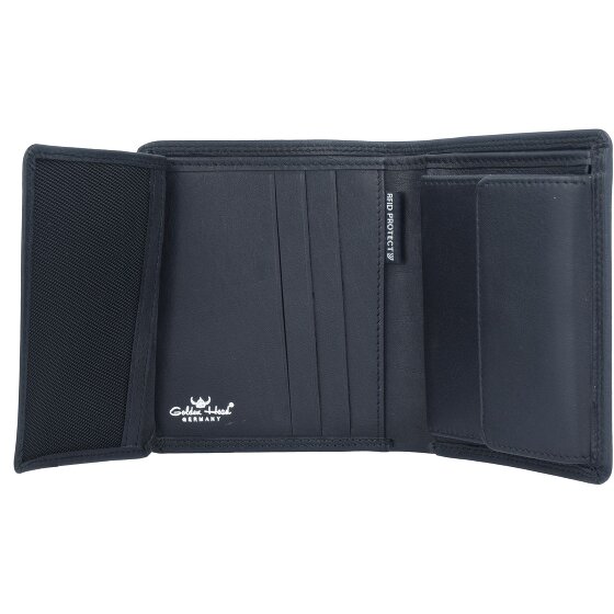 Golden Head Polo RFID Protect wallet leather 9.5 cm