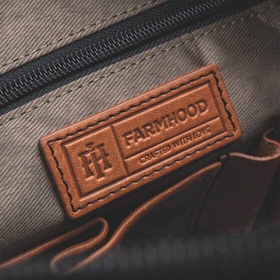 Farmhood Memphis Briefcase Leather 38.5 cm Laptop compartment
