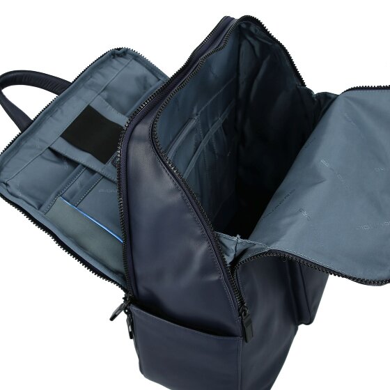 Piquadro Zaino Daypack Leather 34 cm Laptop compartment