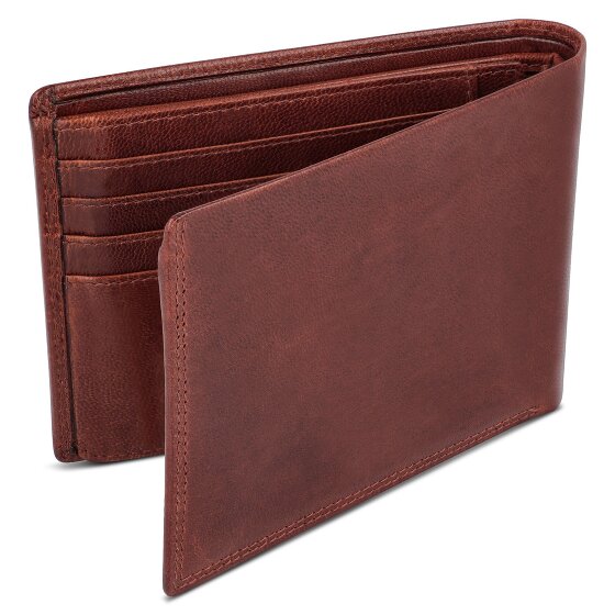 Bugatti Valencia Wallet RFID protection Leather 12 cm