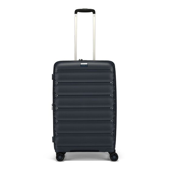 d&n Travel Line 4700 4 wheels Suitcase set 3-piece with expansion pleat