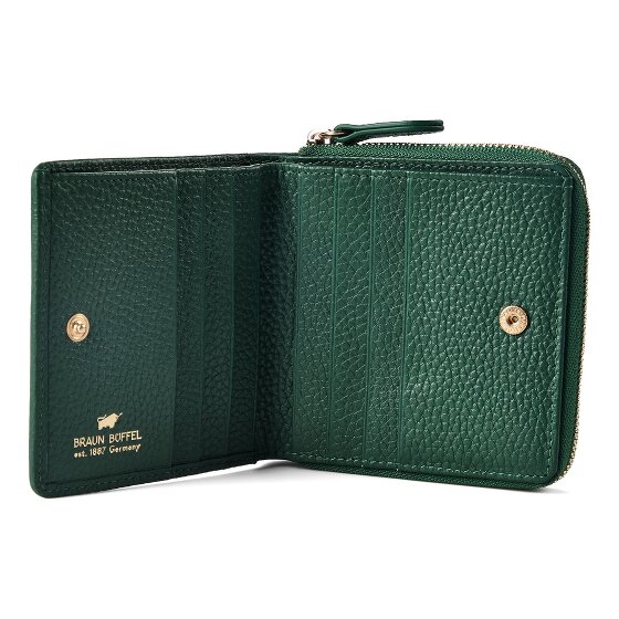 Braun Büffel Asti Wallet RFID protection Genuine Leather 10 cm