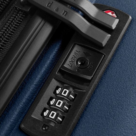 d&n Toronto 4 wheels Trolley M 65 cm with expansion pleat