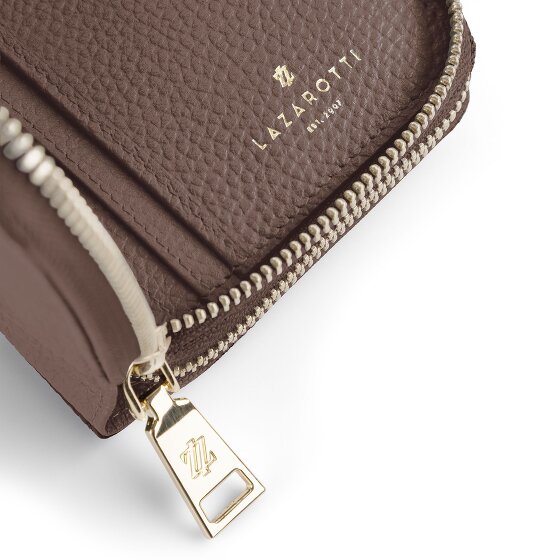 Lazarotti Bologna Leather XL Double Zip-Around Wallet RFID Leather 20 cm