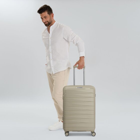 Franky London 4 wheels Trolley M 65 cm with expansion pleat