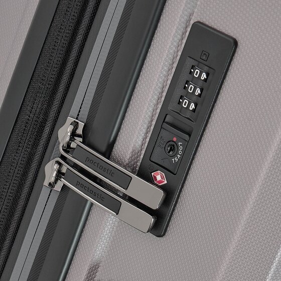 Pactastic Collection 01 4-wheel suitcase set, 3 pieces, with expansion fold