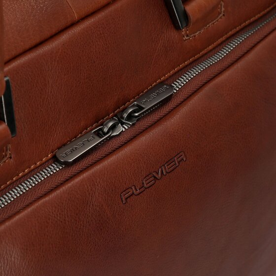 Plevier Vintage Bill Briefcase Leather 40 cm Laptop compartment