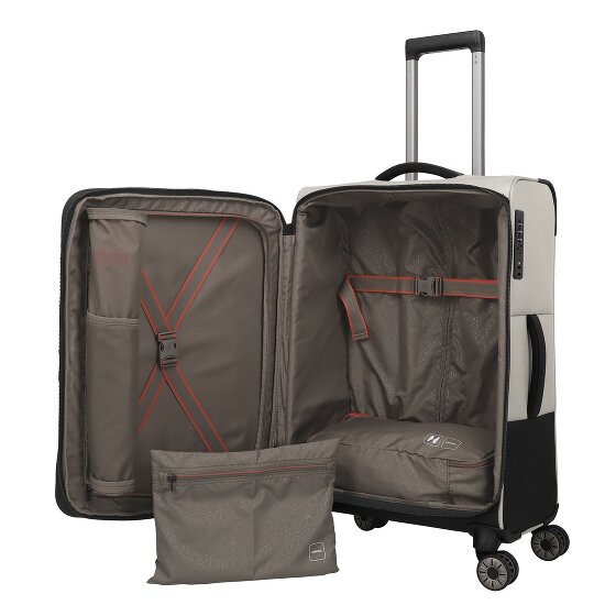 Travelite Crosslite 5.0 4 wheels Trolley M 66 cm with expansion pleat